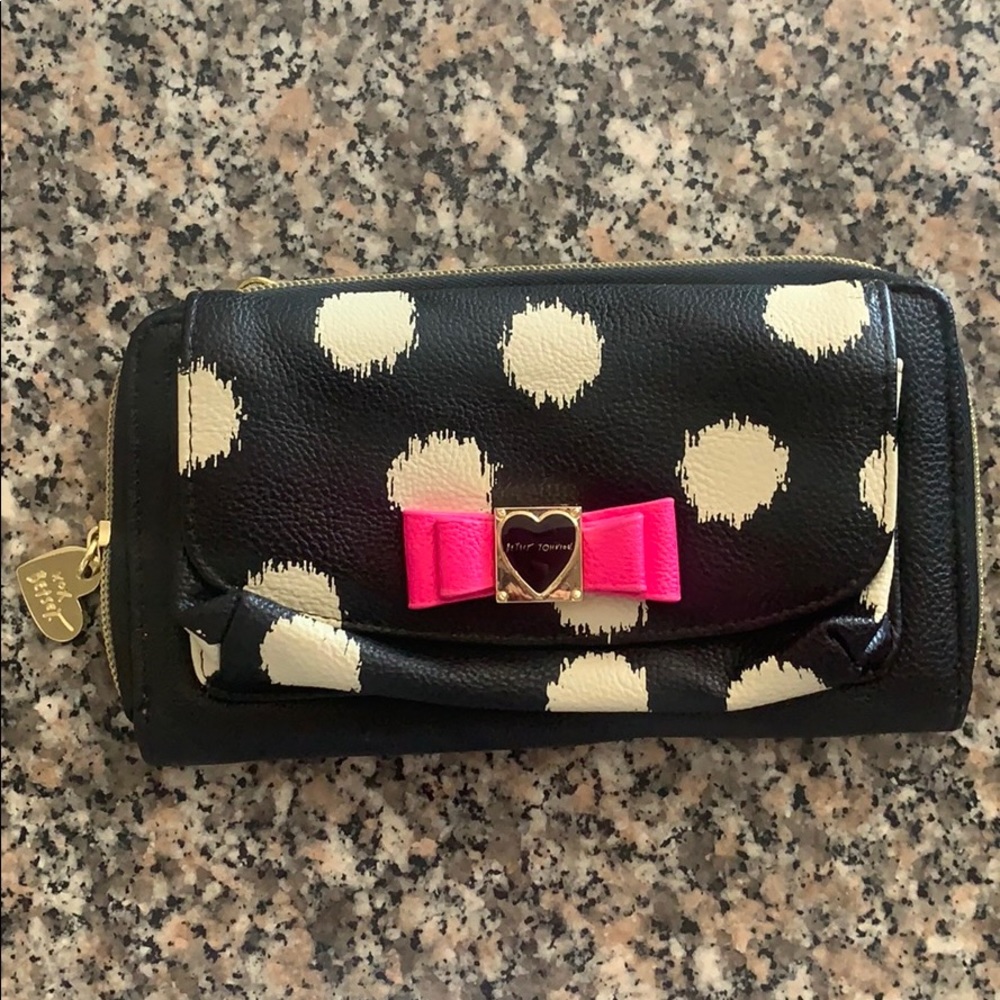 Betsey Johnson wallet/clutch/purse used